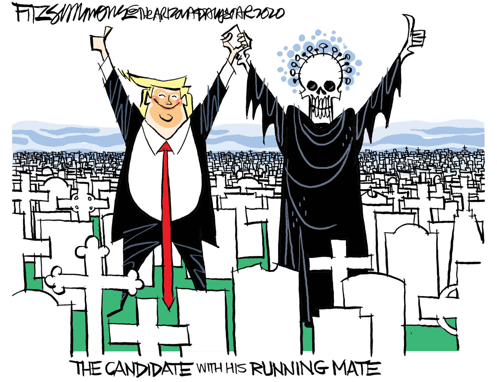 Daily Fitz Cartoon: Running mate